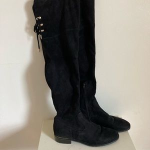 Ivanka Trump Black Over the Knee Boots Size 10